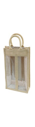 Hessian Wine Carrier - 2 bottle