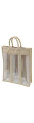 Hessian Wine Carrier - 3 bottle