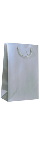 2 Bottle Gift Bag - Silver