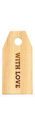 Wooden Gift Tag - With Love
