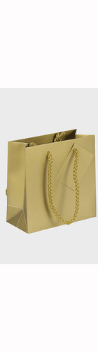 Gold Gift Bag with Rope Handles