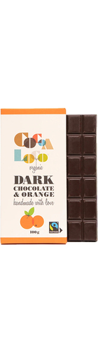 Organic Dark Chocolate & Orange Bar - 100g