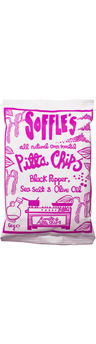 Black Pepper, Sea Salt & Olive Oil Pitta Chips - 60g