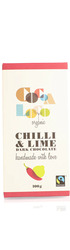 Organic Dark Chocolate, Chilli & Lime Bar - 100g