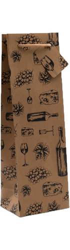 1bt Gift Bag - Wine & Cheese