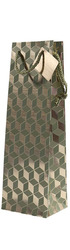 1bt Gift Bag - Green Geometric